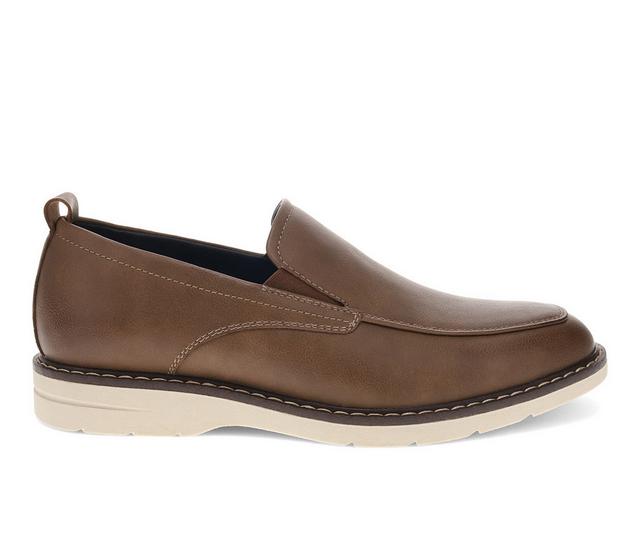 Men's Dockers Domie Slip-On Shoes in Taupe color