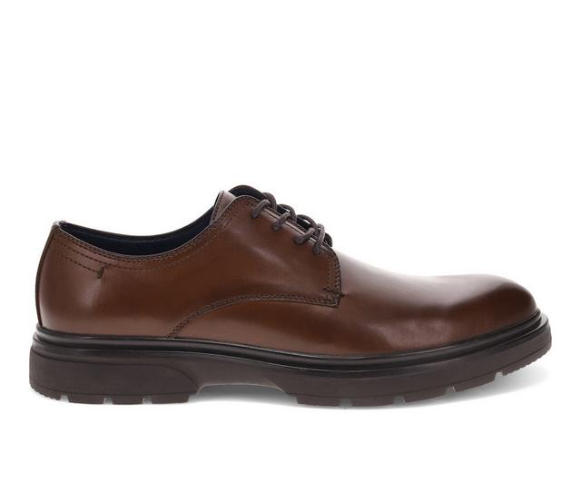 Men's Dockers Tradeston Dress Shoes in Dark Tan color