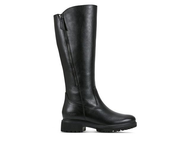 Women's Rockport Ivette Wide Calf Knee High Boots in Black color