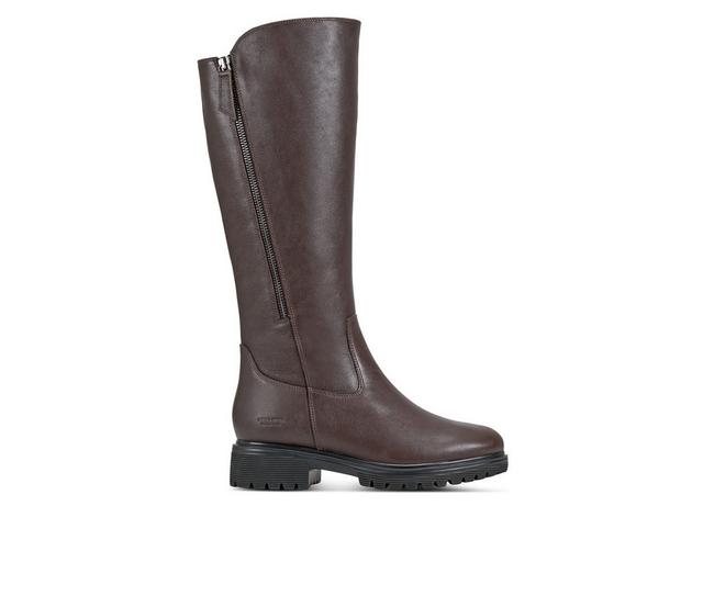 Women's Rockport Ivette Wide Calf Knee High Boots in Brown color
