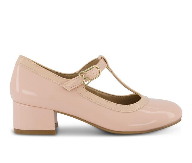 Girls' Sam & Libby Little Kid & Big Kid Bianca Cross Dress Shoes in BLUSH color