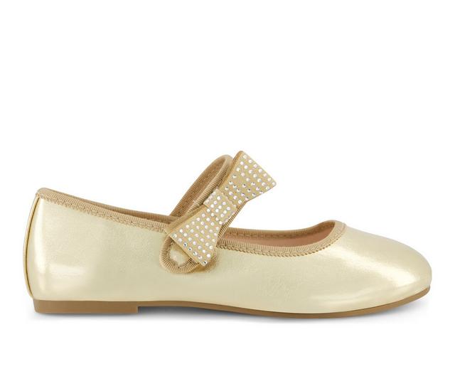Girls' Jessica Simpson Little Kid & Big Kid Amy Crystal Bow Dress Shoes in GOLD color