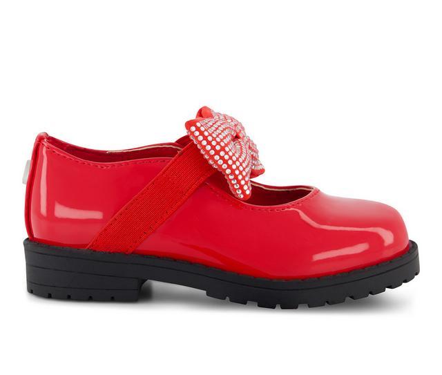 Girls' Jessica Simpson Toddler Aubrey Bow Shoes in RED color