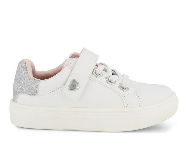 Girls' Jessica Simpson Toddler Gina Bijou Sneakers in WHITE color