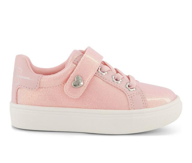 Girls' Jessica Simpson Toddler Gina Bijou Sneakers in Pink color