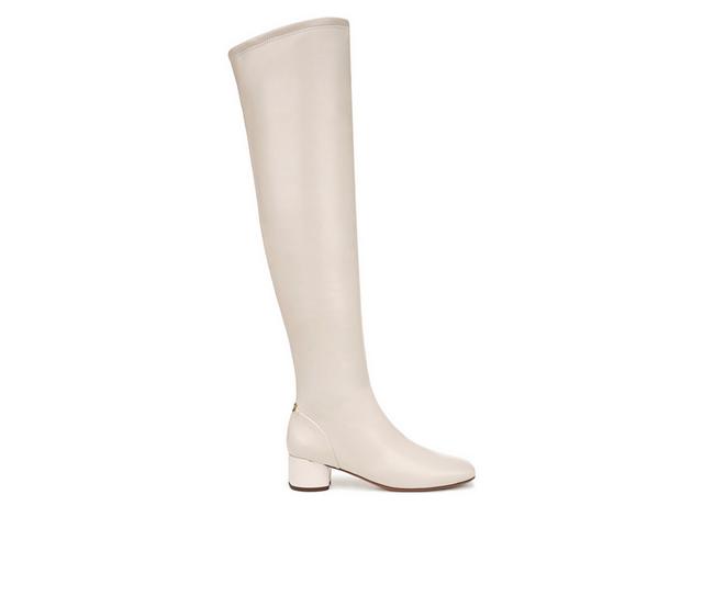 Women's Franco Sarto Novara Knee High Boots in Chalk White color