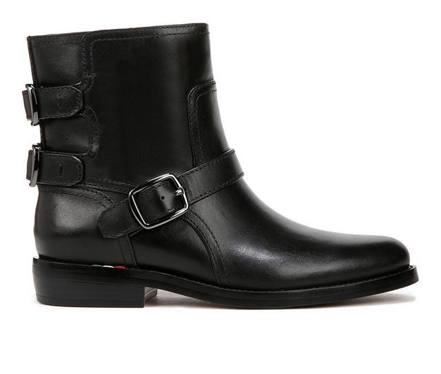 Women's Franco Sarto Prina Moto Boots in Black color