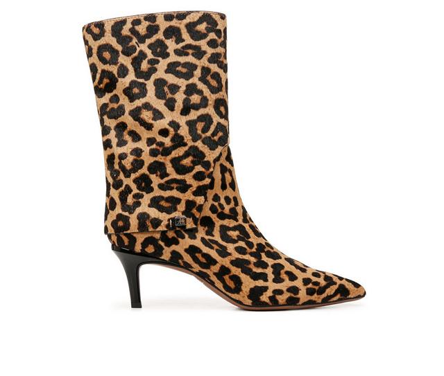 Women's Franco Sarto Alberta Knee High Boots in Leopard color