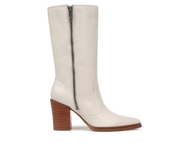 Women's Franco Sarto Jaxon Knee High Boots in Chalk White color