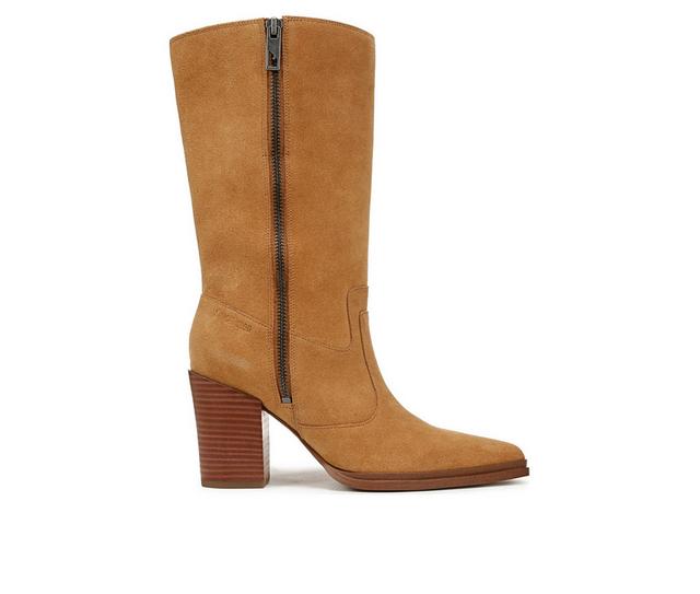 Women's Franco Sarto Jaxon Knee High Boots in Warm Camel color