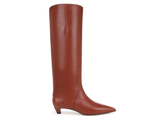 Women's Franco Sarto Martin Knee High Boots in Acorn Brown color