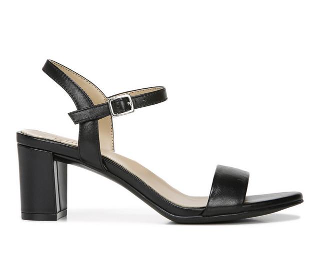 Women's Naturalizer Bristol Dress Sandals in Black PU color
