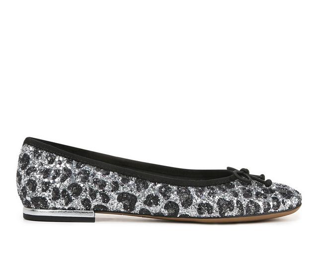 Women's Franco Sarto Abigail Flats in Leopard Glitter color