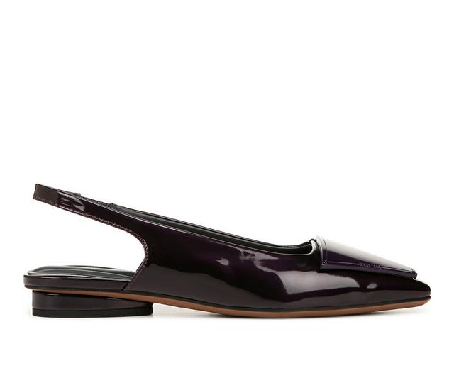 Women's Franco Sarto Cassidy Flats in Purple Patent color