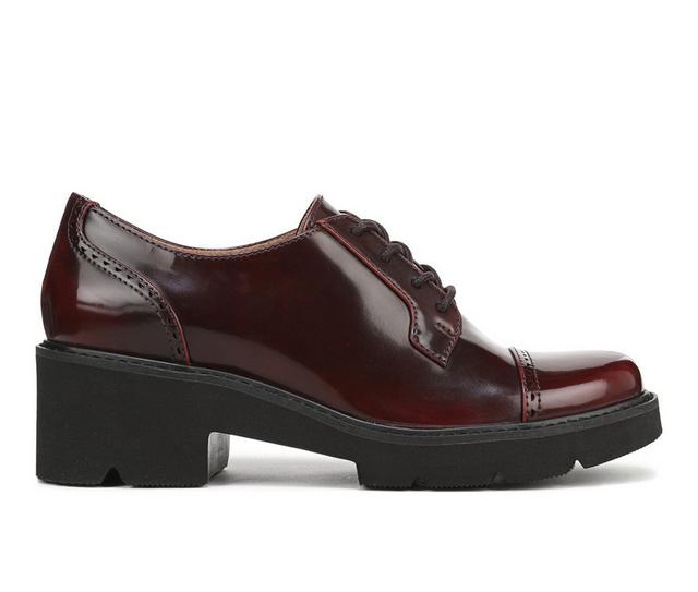 Women's Naturalizer Cabaret-Lace Loafers in Wine Red color