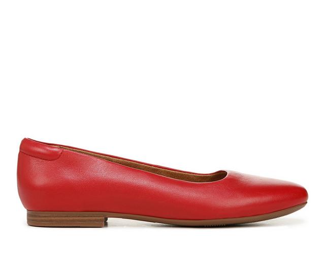 Women's Naturlizer Kelly-Ballet Flats in Crimson Red color