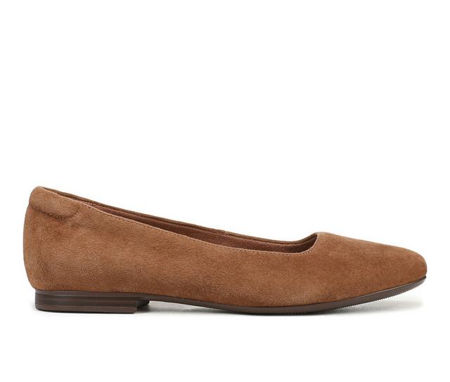 Women's Naturalizer Kelly-Ballet Flats in Dark Chestnut color