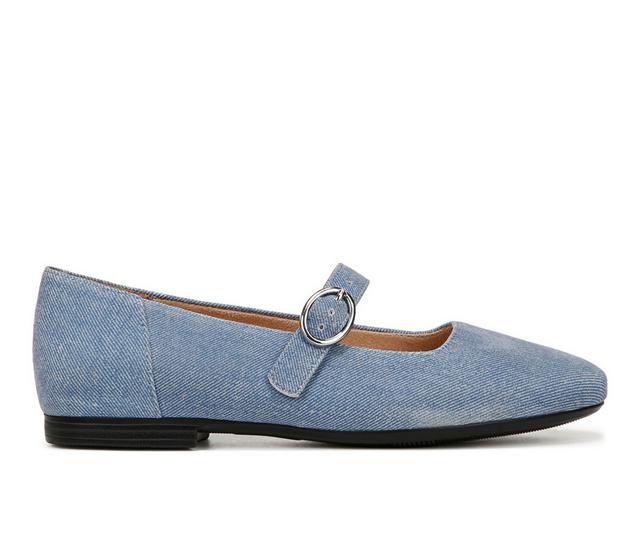 Women's Naturlizer Kelly Flats in Denim color