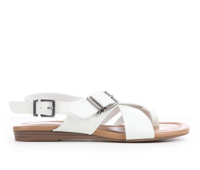 Women's Vintage 7 Eight Mercury Sandals in White color