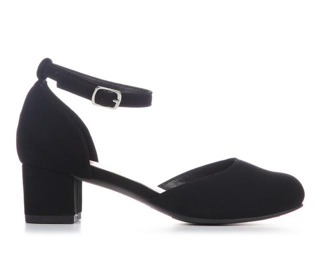 Girls' Soda Little Kid & Big Kid Roby-IIS Dress Shoes in Black Nubuck color