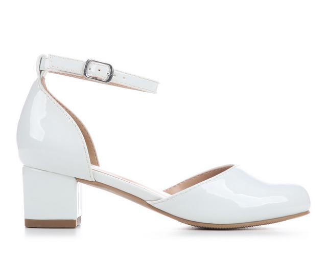 Girls' Soda Little Kid & Big Kid Roby-IIS Dress Shoes in White Patent color