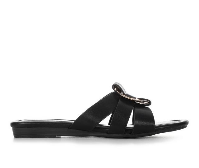 Women's Y-Not Puddle Sandals in Black color