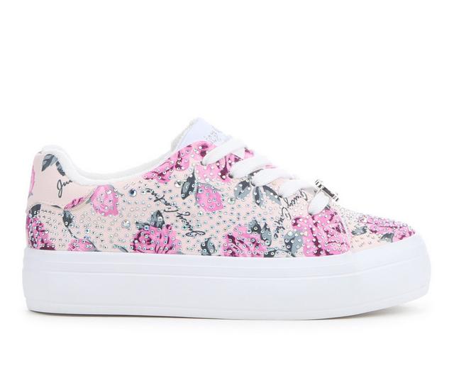 Girls' Juicy Alanis 13-5 Sneakers in Pink/Multi color
