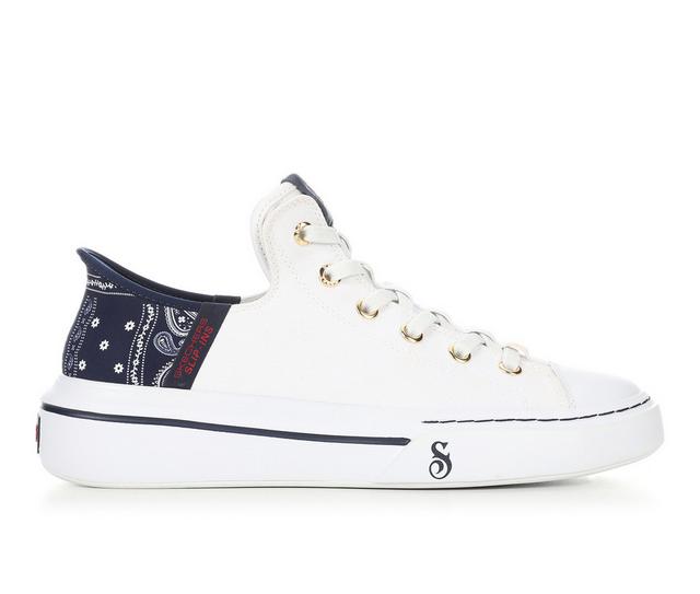 Men's SKECHERS X SNOOP DOGG 251036 Snoop One OG Slip-Ins Sneakers in White/Red color
