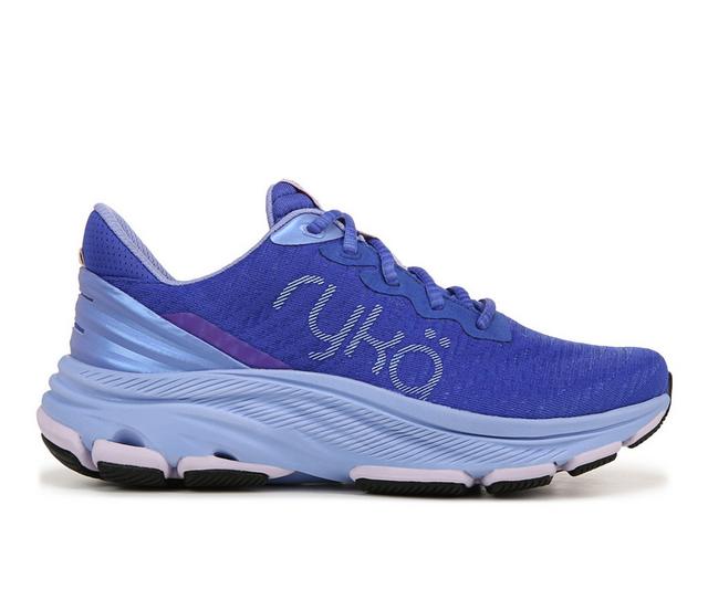 Women's Ryka Devotion X max Rs Walking Shoes in Dk dazzling blu color