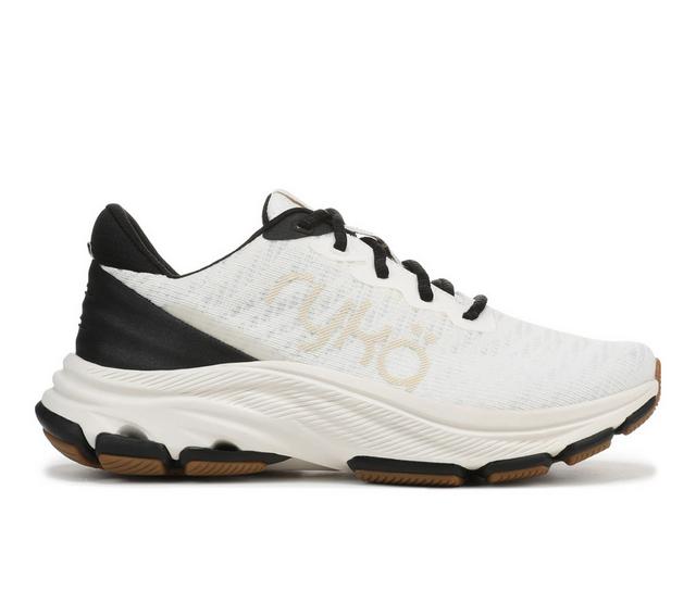 Women's Ryka Devotion X Max Rs Walking Shoes in White Black color