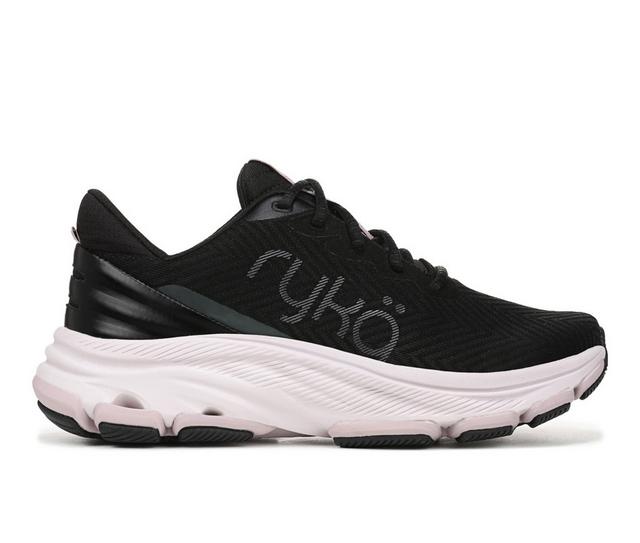 Women's Ryka Devotion X Max Rs Walking Shoes in Black color