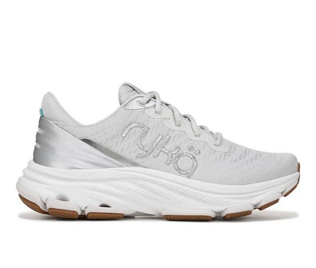 Women's Ryka Devotion X Max Rs Walking Shoes in Grey Metal color