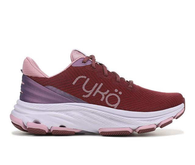 Women's Ryka Devotion X Max Rs Walking Shoes in Windsor Red color
