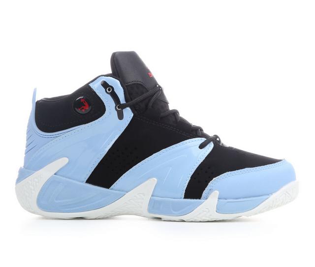 Boys' Shaq Little Kid & Big Kid Devastator Basketball Shoes in Blk/Lt Blue/Rd color