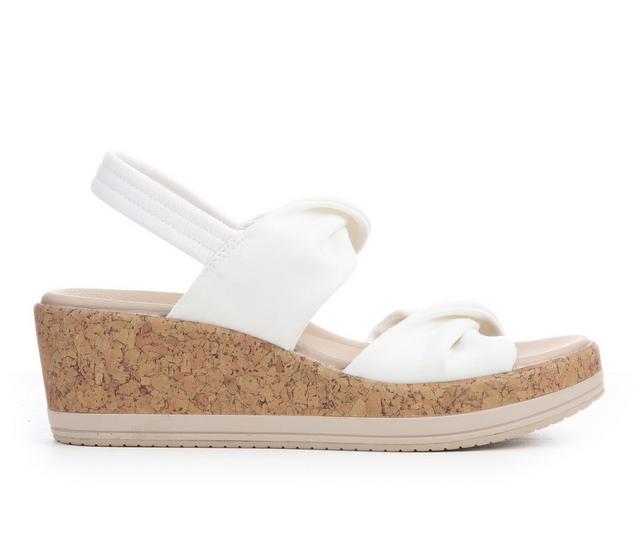 Women's LifeStride Riley Wedge Sandals in White color