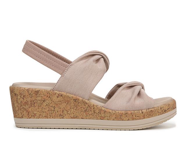 Women's LifeStride Riley Wedge Sandals in Biscotti color