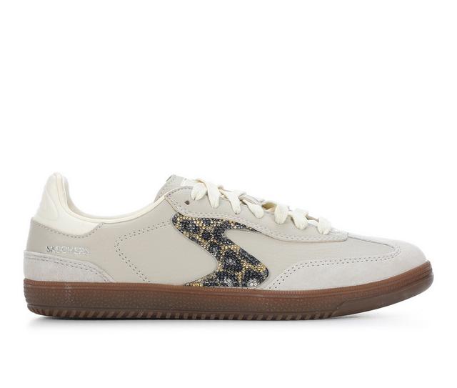Women's Skechers Hotshot Shimmer Spots 185239 Casual Sneakers in Taupe color