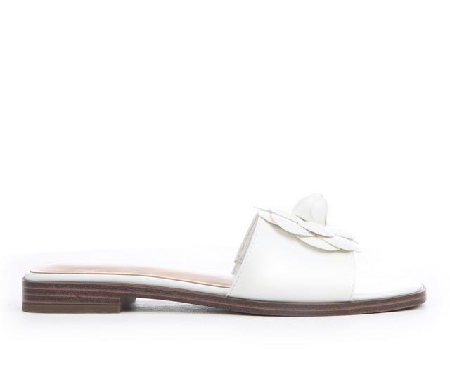 Women's Anne Klein Elowen Sandals in White color