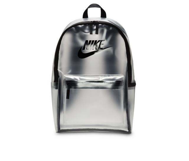 Nike Y Heritage Crystal Backpack in Clear/Black color