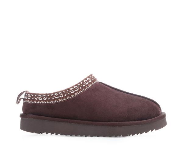 Women's Soda Simmon-M Cozy Clogs in Brown color