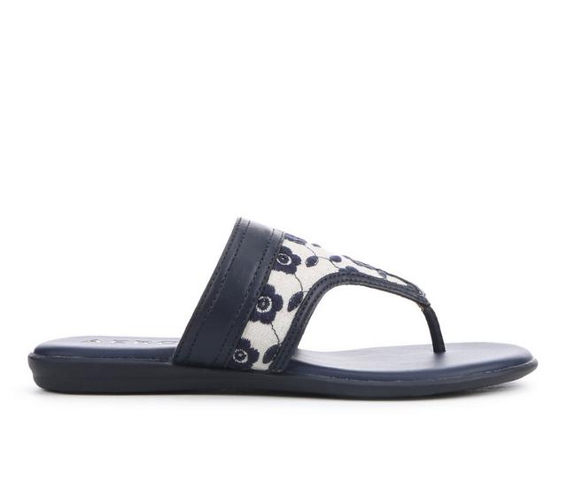 Women's Aerosoles Illia Flip-Flops in Navy Floral color