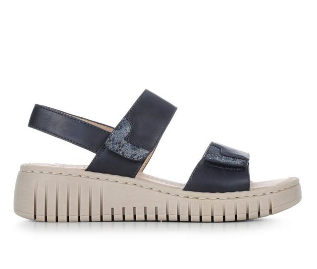 Women's Patrizia Carvex Wedge Sandals in Navy color