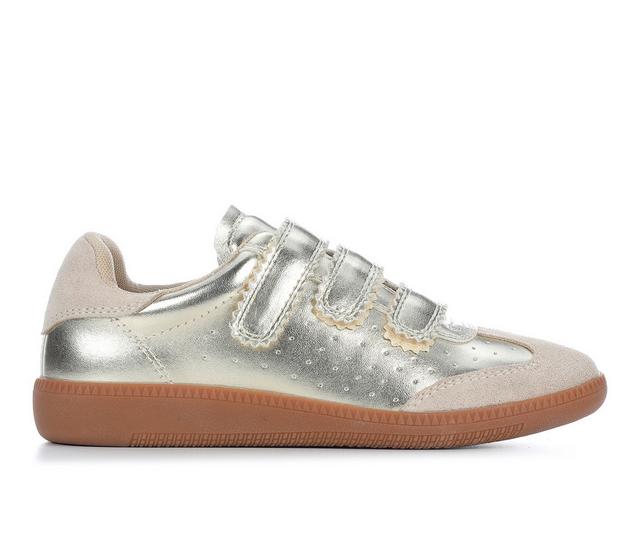 Women's Steve Madden Momentum Casual Sneakers in Gold color