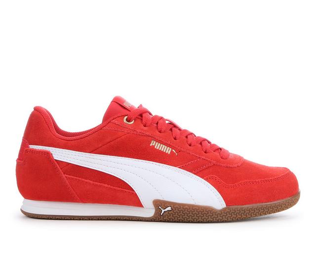Women's Puma Bella Donna Low-Profile Sneakers in Red/White/Gum color