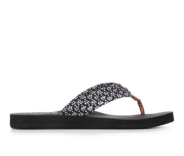 Women's Tommy Hilfiger Chen 2 Flip-Flops in Black Multi color