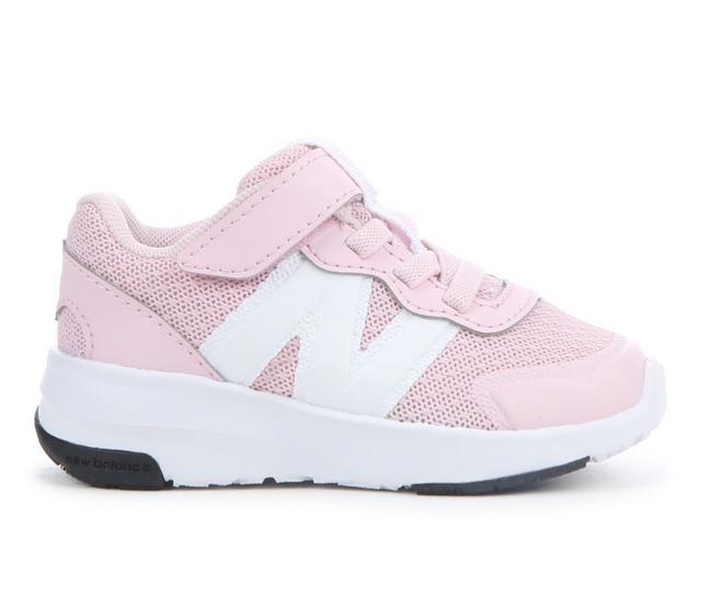 Girls' New Balance Infant & Toddler 578 Running Shoes in Pink/White color