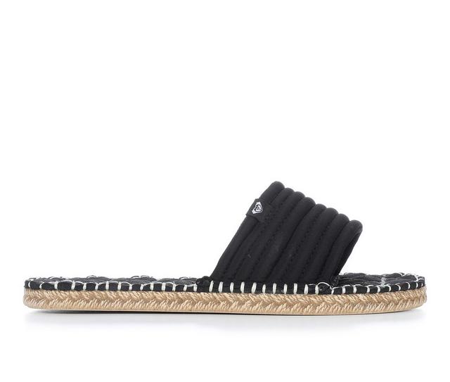 Women's Roxy Shoresoft SLD Sandals in Black color