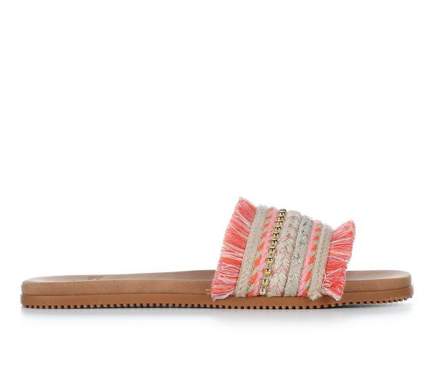 Women's Roxy Positano Sandals in Pink Multi color