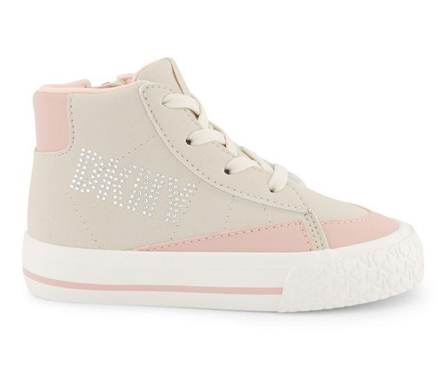 Girls' DKNY Toddler Hannah Melissa High-Top Sneakers in Cream color