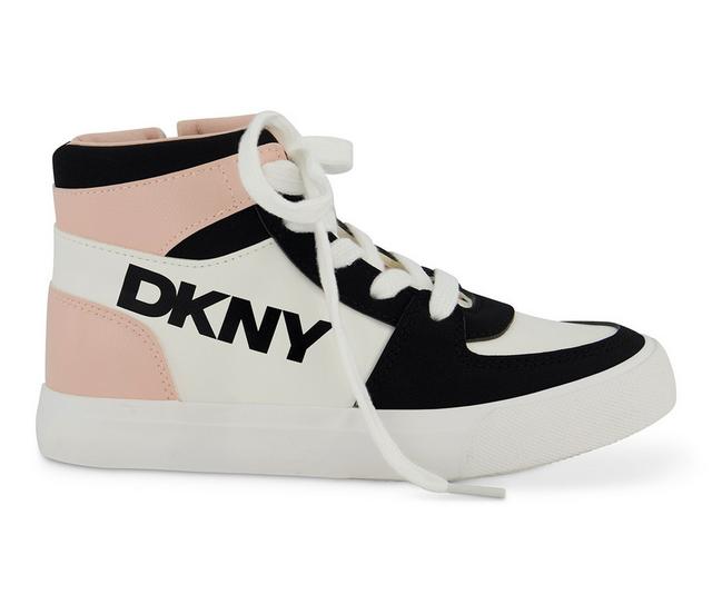 Girls' DKNY Little Kid & Big Kid Andee Alice High-Top Sneakers in Blush color